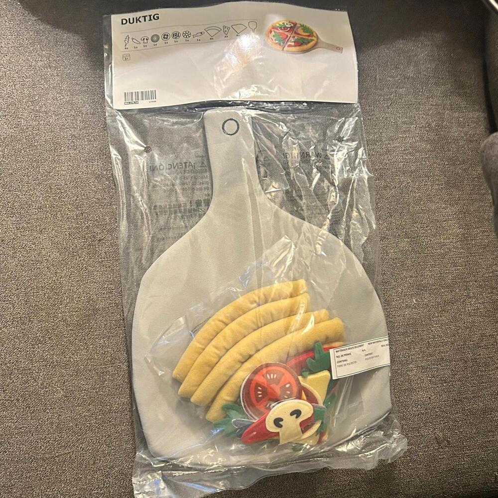 IKEA Fabric Pretend Play Pizza Set (NEW)